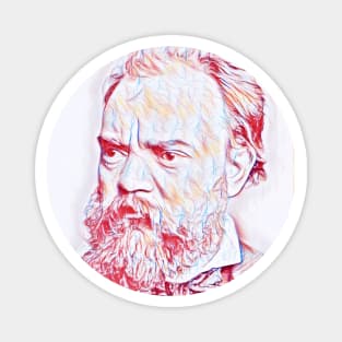 Antonín Dvořák Portrait | Antonín Dvořák Artwork | Line Art Magnet